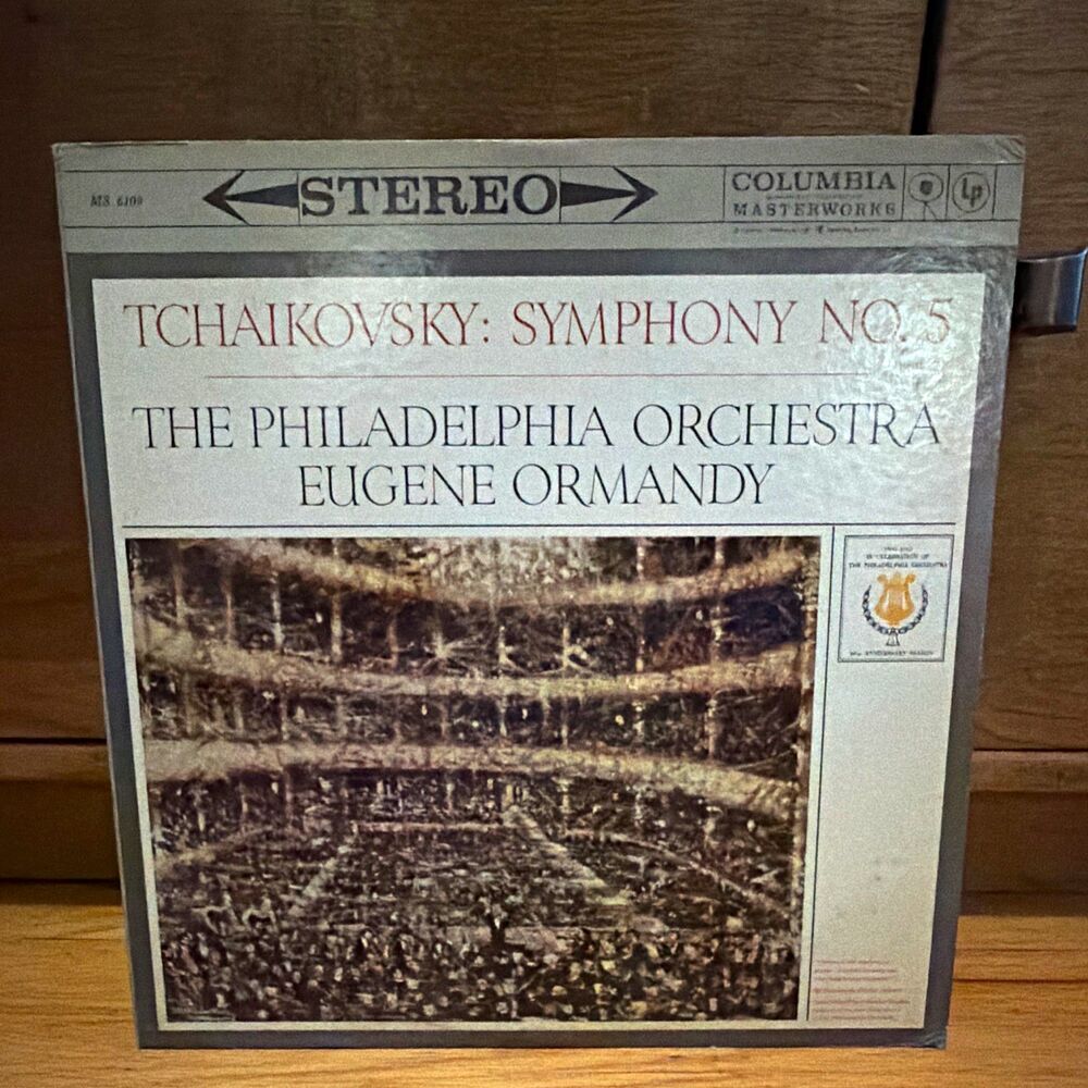 Columbia Masterworks Tchaikovsky Symphony No. 5 Ormandy Stereo LP MS 6100